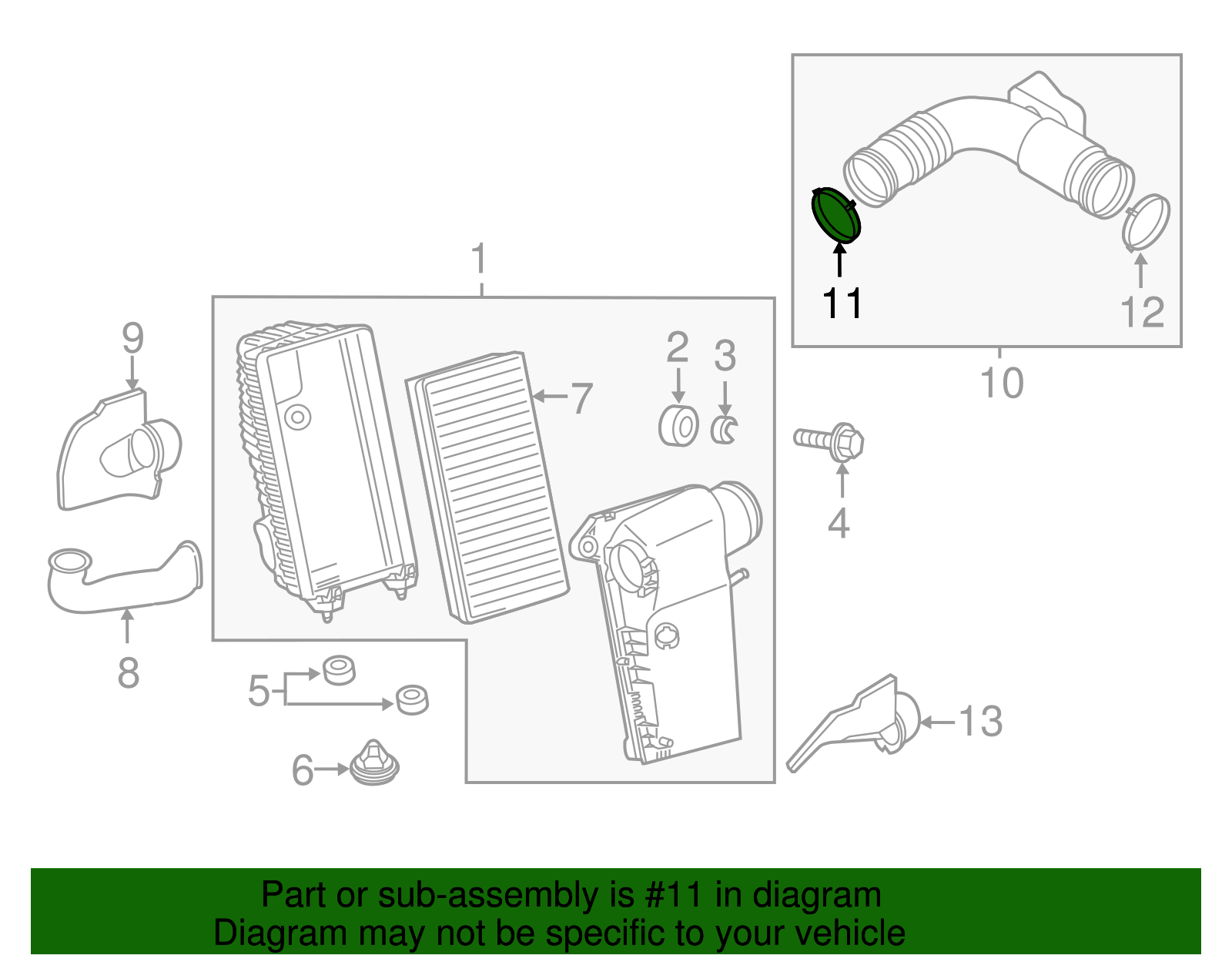 Engine Air Duct Clamp - Porsche (N-024-513-3)