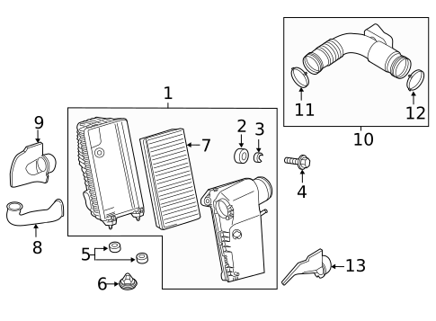 Air Intake for 2017 Porsche Cayenne #1