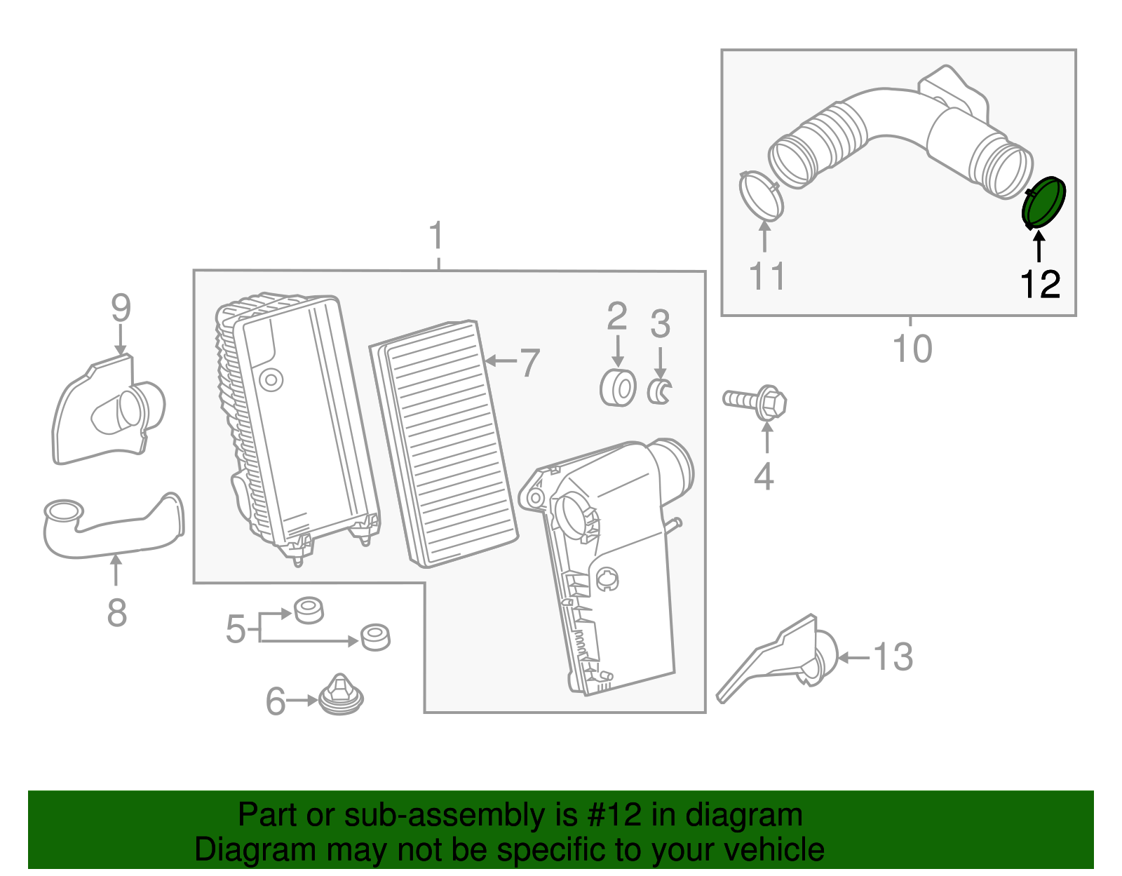 Engine Air Duct Clamp - Porsche (N-024-518-4)