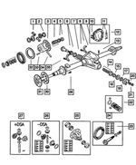 5018264AC - : Rear Axle Housing for Mopar Image