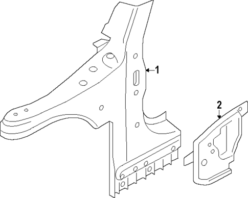 Hinge Pillar for 2020 Mini Cooper #0