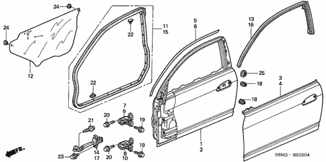 Door Panels for 2005 Acura RSX #0