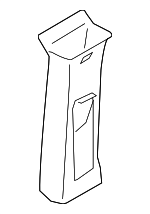 1K5867243G5R0 - Body: Upper Center Pillar Trim for Volkswagen Image