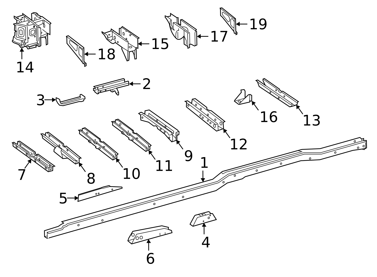 906-310-04-58 - Rear Support 2010-2025 Mercedes-Benz Sprinter 2500