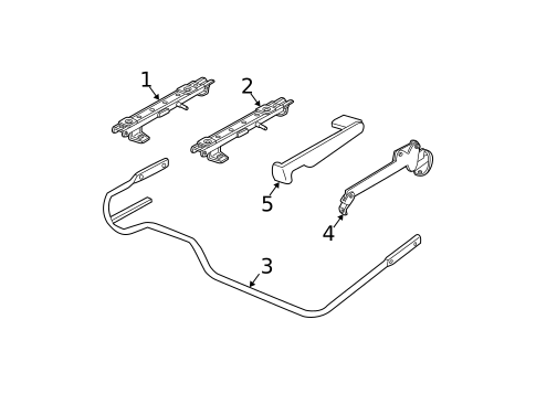 Tracks & Components for 1999 Dodge Dakota #2