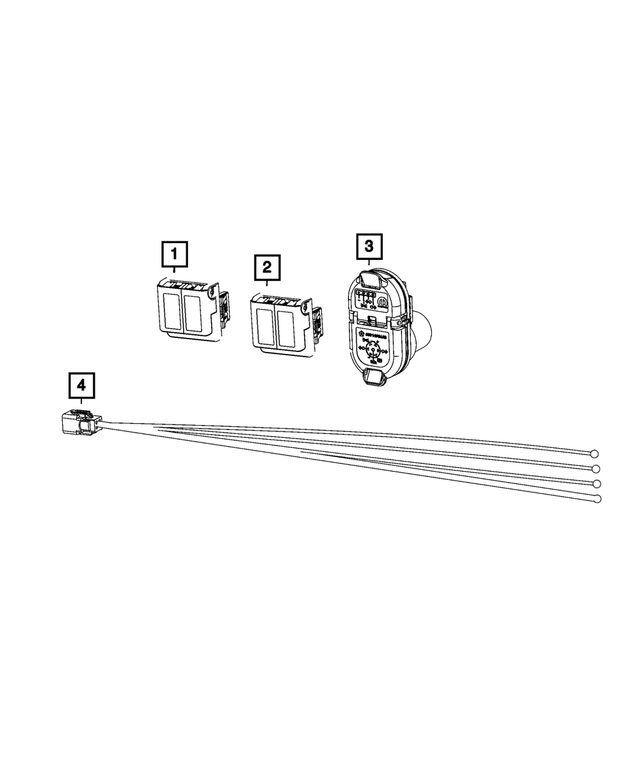 68522624AB - Electrical: Trailer Tow Connector for Mopar Image
