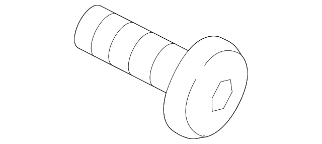 Backup Lamp Assembly Bolt - Porsche (N-910-717-01)