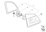 63217165830 - : Rear Light In Trunk Lid, Right for BMW Image