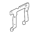 15980541 - Cooling System: Trans Cooler Lower Bracket for Chevrolet: C1500, C2500, C3500, K1500 Pickup, K2500 Pickup, K3500 Pickup | GMC: C1500 Pickup, C2500 Pickup, C3500 Pickup, K1500 Pickup, K2500 Pickup, K3500 Pickup Image