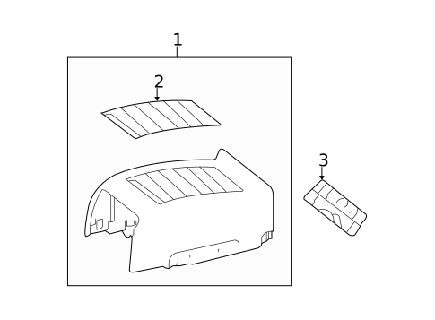 Rear Console for 2012 Mercedes-Benz CL600 #0