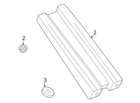 High Mounted Stop Lamp for 2020 Porsche 911 #0
