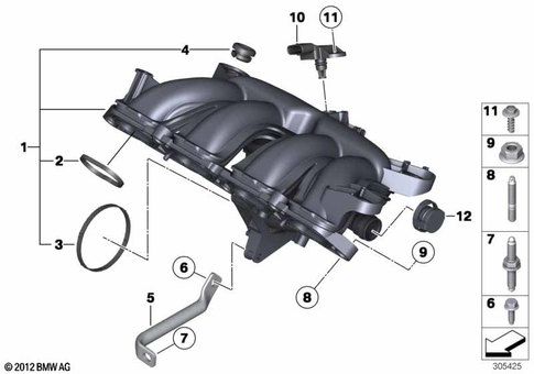 Intake Manifold for 2010 Mini Cooper S #0