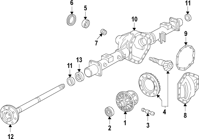 85584991 - Universals &amp; Rear Axle: Differential Case for GM Image