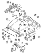 4805409AA - Body Sheet Metal Except Doors: Hood for Mopar Image