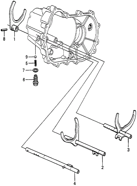 MT Shift Fork - Setting Screw for 1984 Honda Accord #0
