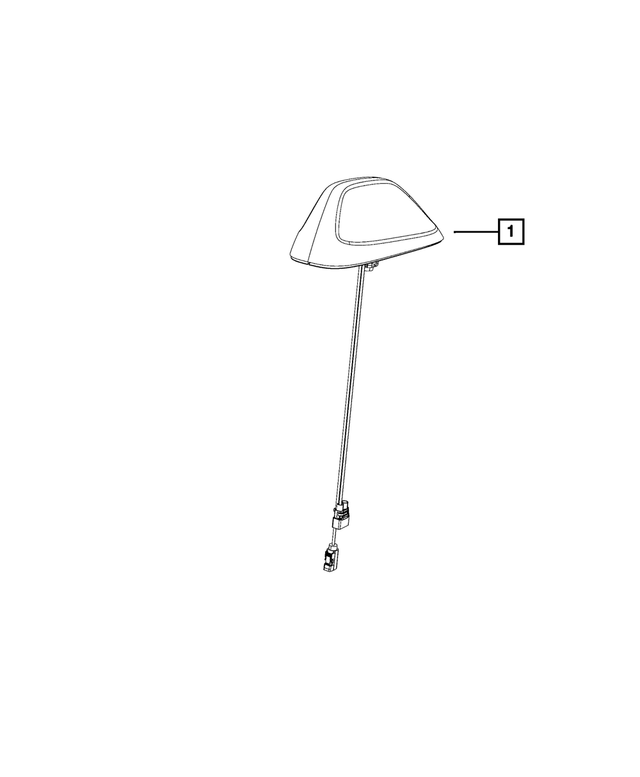 5LQ48KFSAB - : Base Cable And Bracket Antenna for Mopar Image