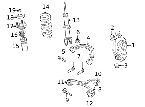 Suspension Components for 2008 Mitsubishi Raider #0