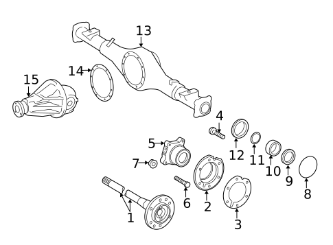 Axle & Differential for 2018 Toyota Tundra #0
