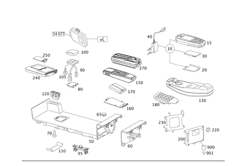 Car Phone, Voice Control System and Distress Call for 2012 Mercedes-Benz S400 #0