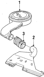 14090983 - Engine: Air Inlet Duct for Buick: Skyhawk | Oldsmobile: Firenza | Pontiac: Sunbird Image