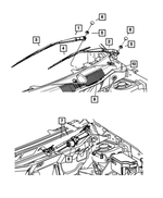 5303780AG - Electrical: Windshield Wiper Motor And Linkage for Dodge: Caliber Image