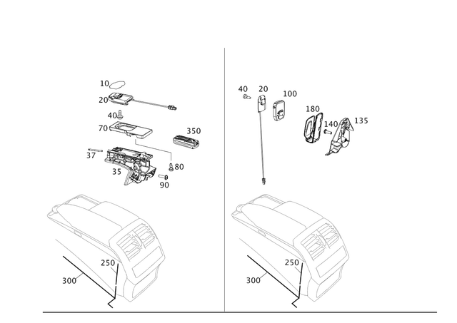 2228200554 - Electrical System: Contact Plate, Mob. Phone for Mercedes-Benz: C250, C300, C350, C350e, C400, C43 AMG, C450 AMG, C63 AMG, C63 AMG S, CLS400, CLS550, CLS63 AMG, CLS63 AMG S, E250, E300, E350, E400, E43 AMG, E450, E53 AMG, E550, E63 AMG, E63 AMG S, GLK250, GLK350, SL400, SL450, SL550, SL63 AMG, SL65 AMG, SLC300, SLC43 AMG, SLK250, SLK300, SLK350, SLK55 AMG Image image