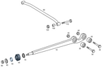 4613501106 - Rear Axle: Control Arm for Mercedes-Benz Image
