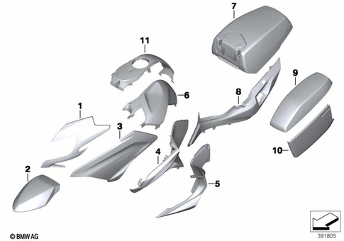 Motorcycle Trim Section, Windshield for 2021 BMW-Motorrad R 1250 RT #2