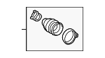442804010 - Front Drive Axle: Boot Kit for Toyota: Tacoma Image