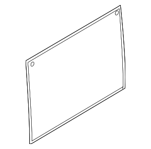 BK3Z6129710AF - Body: RH Passenger-Side Quarter Window Glass for Ford Image