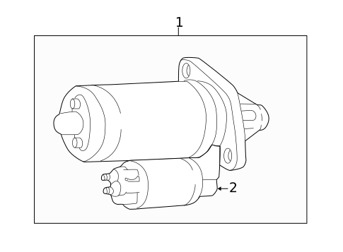 Starter for 1998 Toyota Land Cruiser #1
