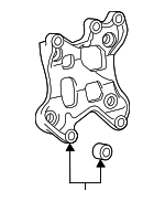 1250236031 - HVAC: Compressor Bracket for Lexus: NX200t, NX300, RC200t, RC300, RC350 Image