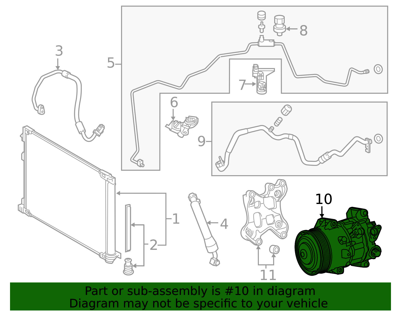 88310-78022 - High-Quality A/C Compressor for 2021 Lexus NX300 ...