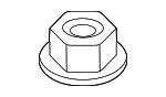 33326760668 - Suspension: Shock Nut for BMW Image