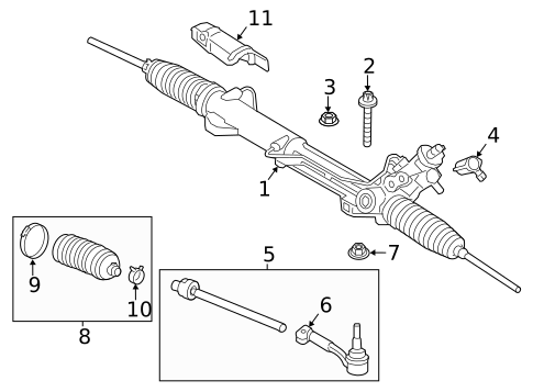 Steering Gear & Linkage for 2015 BMW X1 #0
