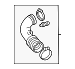 YL8Z9B659AE - Engine: Outlet Tube for Ford: Escape Image