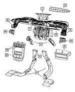 5058140AA - Air Conditioners and Heaters: Defroster Duct for Dodge: Caliber Image