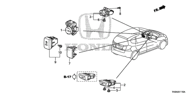 Switch for 2013 Honda Fit #0