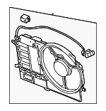 17117541092 - Cooling System: Fan Assembly for Mini: Cooper Image