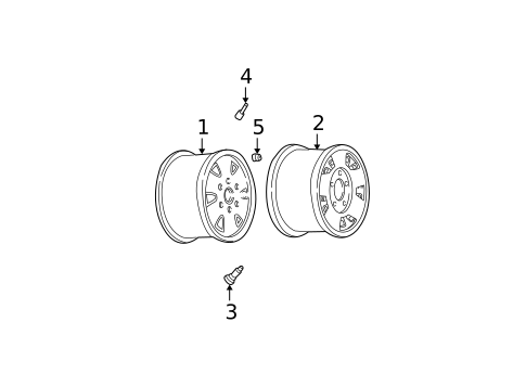 Wheels for 1997 GMC C2500 Pickup #4