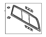 648100C080 - Body: Back Glass for Toyota: Tundra Image