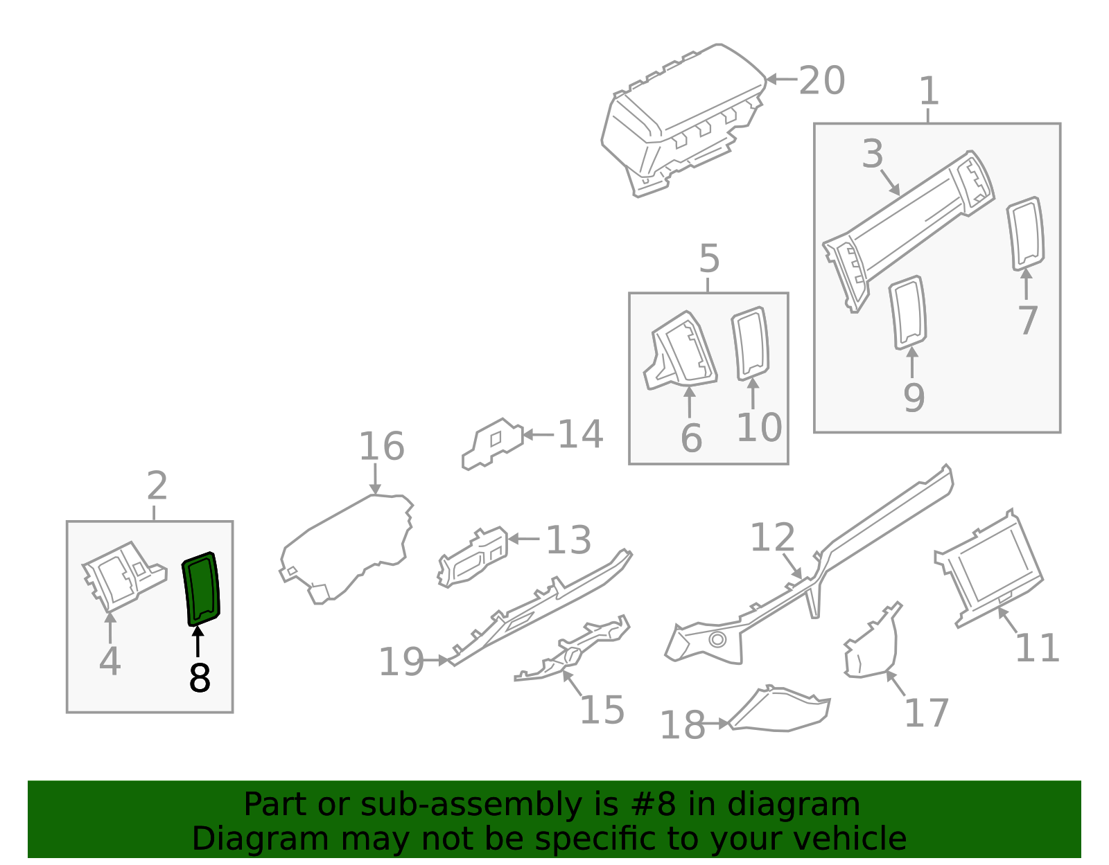 KB3Z-21045C09-AB - 2019-2023 Ford Ranger - Trim Molding | Dealer Auto Parts