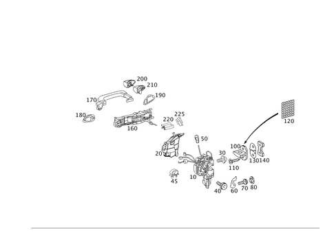 Locking System for 2009 Mercedes-Benz E320 #0