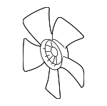 19020RL8A01 - Cooling System: Fan Blade for Honda: Accord, Accord Crosstour, Crosstour Image