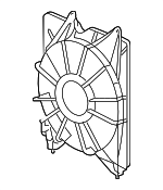 19015R70A01 - Cooling System: Shroud for Honda: Accord, Accord Crosstour, Crosstour Image