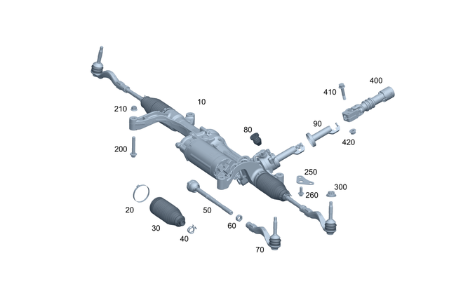 2974607501 - : Steering Gear for Mercedes-Benz Image