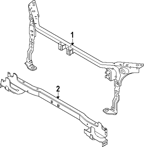 Radiator Support for 2025 Ford Ranger #0