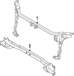 MB3Z16138D - Body: Radiator Support for Ford Image