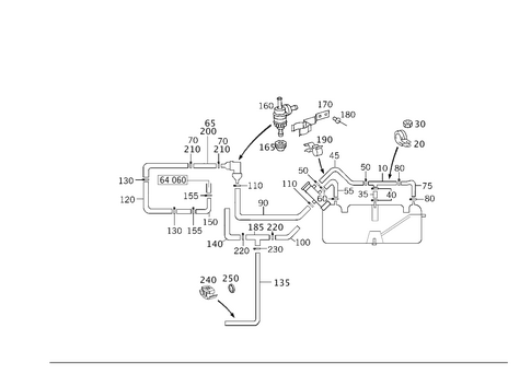 Fuel Tank Ventilation for 2006 Mercedes-Benz G55 AMG #0