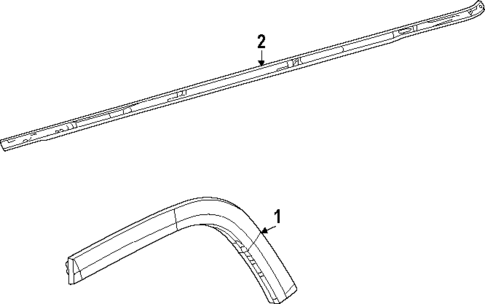 Exterior Trim - Quarter Panel for 2024 Jeep Wagoneer L #0